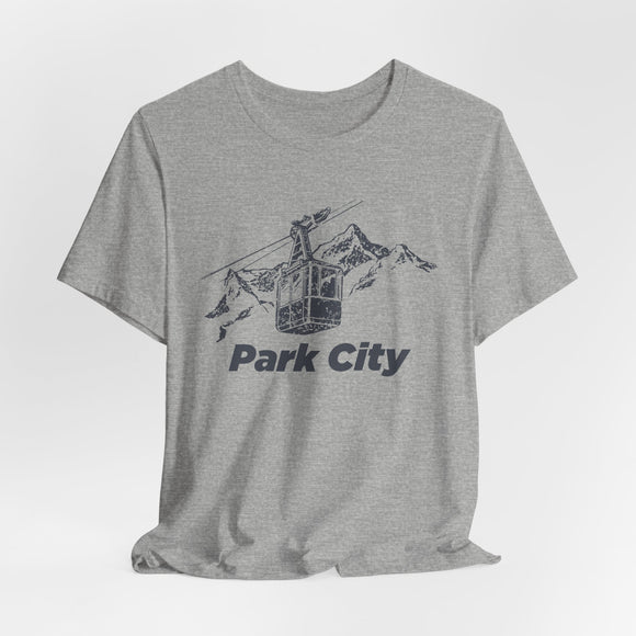Park City Ski Lift T‑Shirt — Mountain Cable Car Graphic Tee