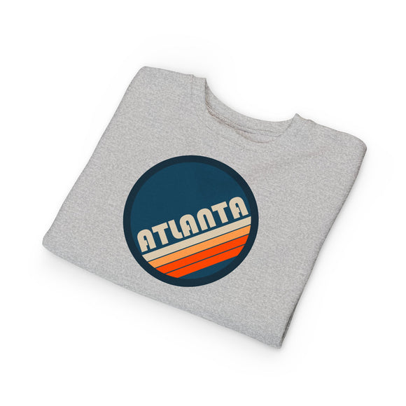 Atlanta, Georgia Toddler Sweatshirt - Retro Atlanta Toddler Crewneck Sweatshirt