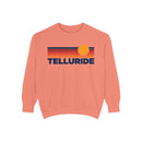 Telluride, Colorado Sunset Stripes Sweatshirt | Comfort Colors - 100% Cotton-3