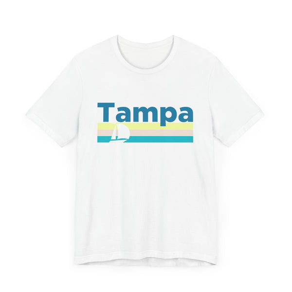 Tampa, Florida T Shirt - Sailboat Graphic Tee