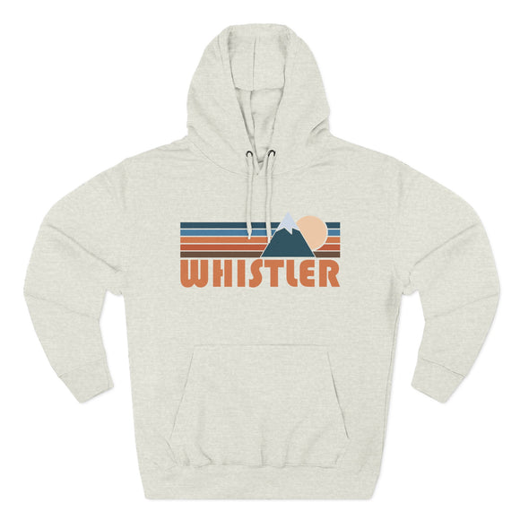 Whistler, Canada Hoodie - Retro Mountain Unisex Sweatshirt