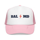 Baltimore, Maryland Retro Trucker Hat - Lightning Foam Cap-3