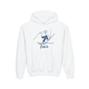 Taos, New Mexico Youth Hoodie - Snow Ski Kids Taos Hooded Sweatshirt-1