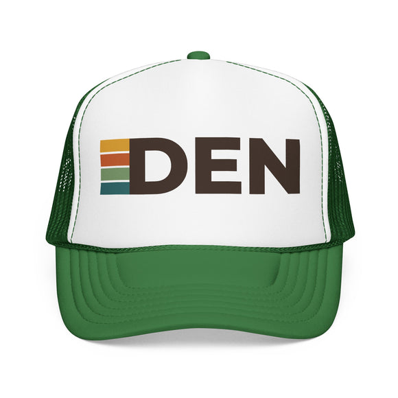 Denver, Colorado Trucker Hat - DEN Abbr retro cap