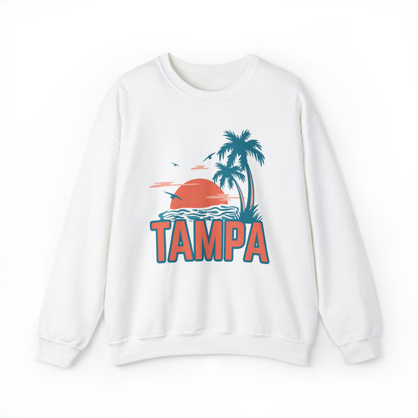Tampa, Florida Sweatshirt - Unisex Palm Tree Tampa Sweatshirt