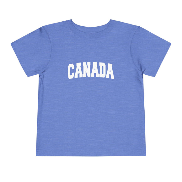 Canada Toddler Graphic Tee - Kids Canada Vacation T-Shirt