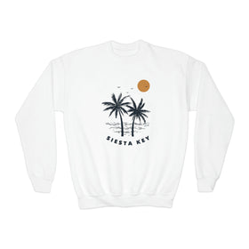 Siesta Key, Florida Youth Sweatshirt - Unisex Kid's Siesta Key Crewneck Sweatshirt