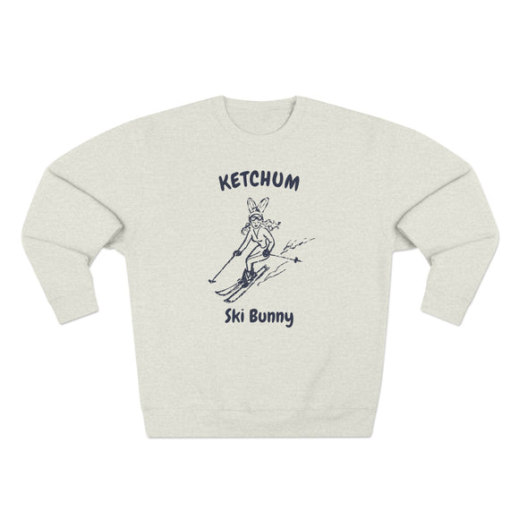 Premium Ketchum, Idaho Ski Bunny Sweatshirt