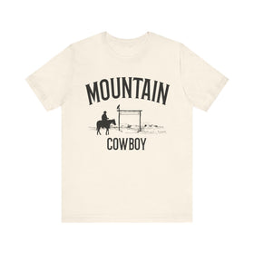 Buy natural Mountain Cowboy T Shirt - Mountain Graphic Tee