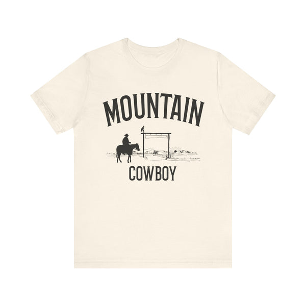 Mountain Cowboy T Shirt - Mountain Graphic Tee