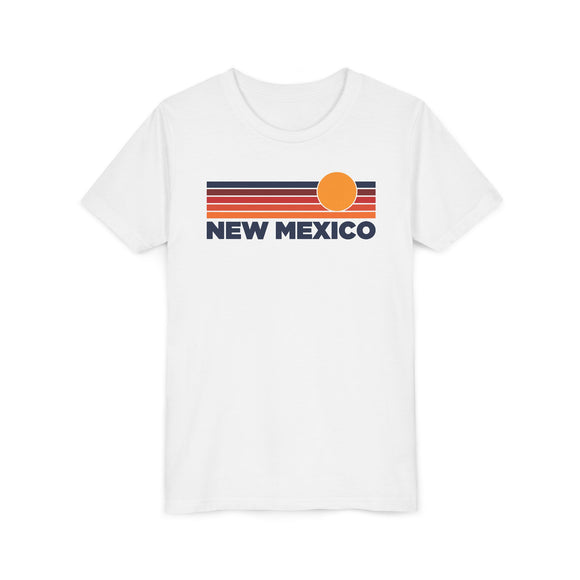 New Mexico Youth T-Shirt — Retro Sun Tee