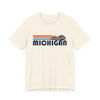 Michigan T Shirt - Retro Jetski PWC Graphic Tee