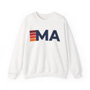 Massachusetts Retro Sweatshirt | Retro Stripes Massachusetts-1
