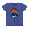 Vail, Colorado Youth Shirt - Retro Mountain Vail Kid's T-Shirt