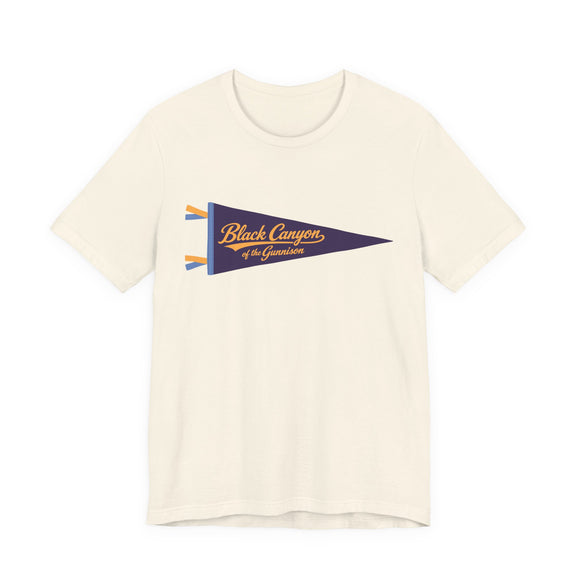 Black Canyon National Park Pennant T-Shirt — Vintage Camp Flag Tee