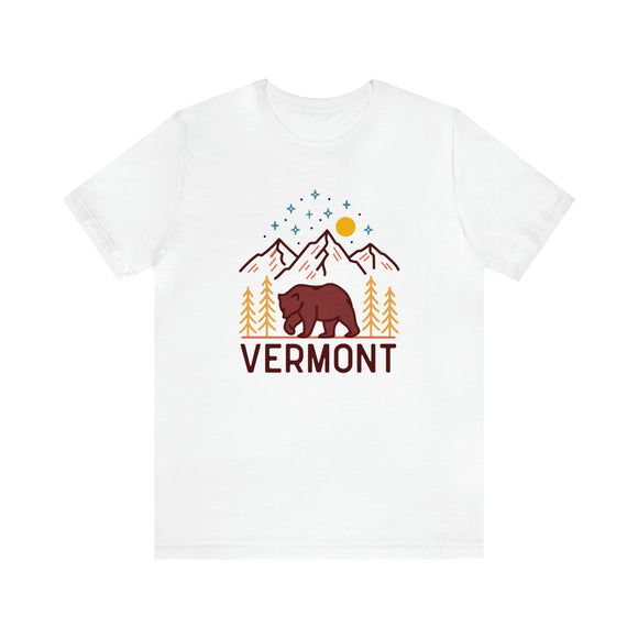 Vermont T-Shirt - Retro Unisex Vermont Shirt