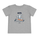 Alta, Utah Yeti Snowboard Toddler Tee-4