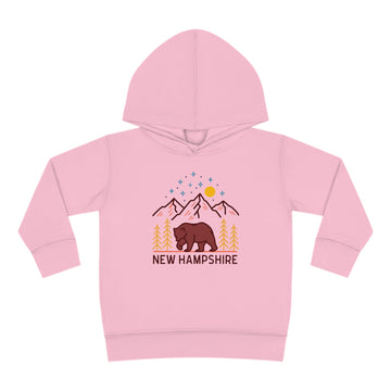 Buy pink New Hampshire Toddler Hoodie - Unisex New Hampshire Toddler Sweatshirt