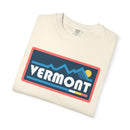 Vermont Graphic Tee, Comfort Colors Retro Mountain Unisex T shirt-10