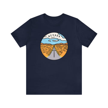 Buy navy Nevada T-Shirt - Unisex Nevada Shirt