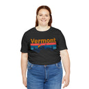Vermont T-Shirt - Mountain Sunset Unisex Vermont Shirt-38
