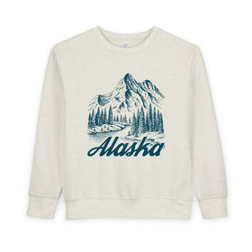 Alaska Toddler Sweatshirt - Alaska Toddler Crewneck Sweatshirt