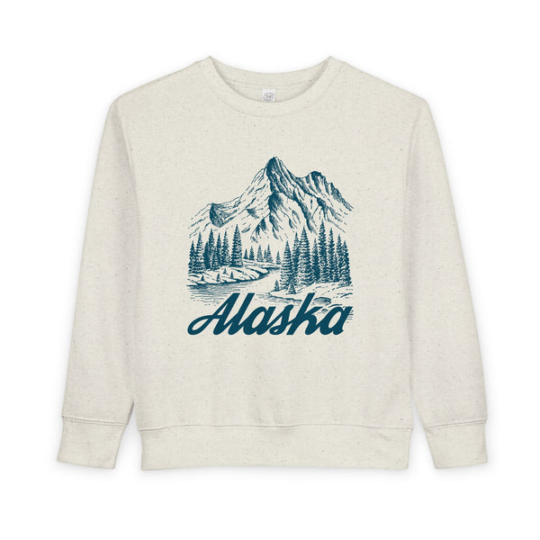 Alaska Toddler Sweatshirt - Alaska Toddler Crewneck Sweatshirt