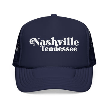 Nashville, Tennessee Trucker Hat - Foam Nashville Cap