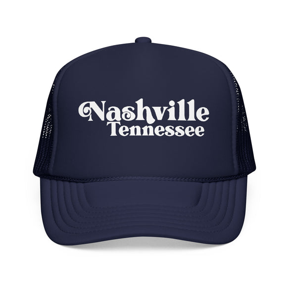 Nashville, Tennessee Trucker Hat - Foam Nashville Cap