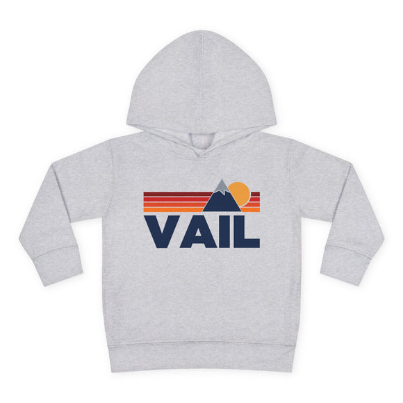 Vail, Colorado Toddler Hoodie - Unisex Mountain Vail Pullover Sweatshirt, Kids Hooded Jumper, Colorado Souvenir