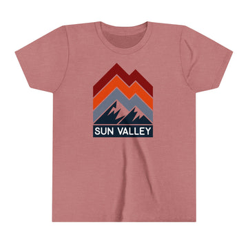 Sun Valley, Idaho Youth Shirt - Retro Mountain Sun Valley Kid's T-Shirt