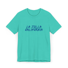 Buy teal La Jolla T-Shirt | 100% Cotton Retro California Tee