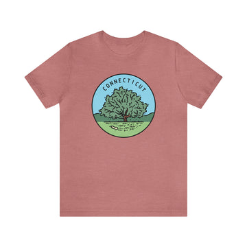 Buy heather-mauve Connecticut T-Shirt - Unisex Connecticut Shirt