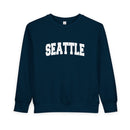 Seattle, Washington Sweatshirt - Seattle Toddler Crewneck Sweatshirt-4