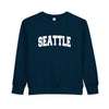 Seattle, Washington Sweatshirt - Seattle Toddler Crewneck Sweatshirt