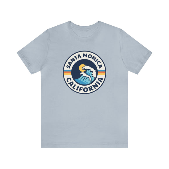 Santa Monica, California T-Shirt - Retro Unisex Santa Monica Shirt