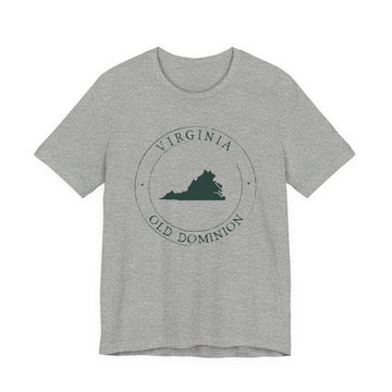 Buy athletic-heather Virginia T-Shirt — State Graphic Tee