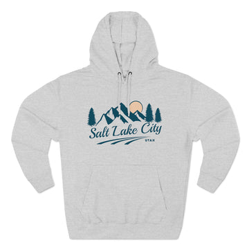 Premium Salt Lake City, Utah Hoodie - Unisex Salt Lake City Sweatshirt - 0