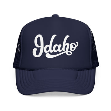 Buy dark-navy Idaho Trucker Hat - Idaho Cap