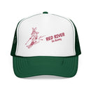 Red River, New Mexico Ski Bunny Foam Trucker Hat-5