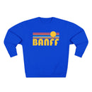 Premium Banff, Canada Retro Sun Graphic Sweatshirt-5