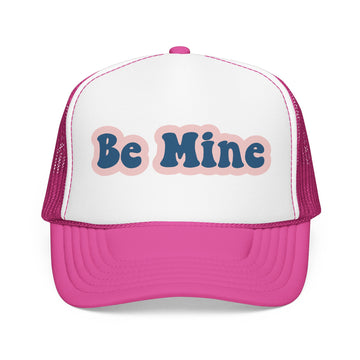 Buy hot-pink-white-hot-pink Be Mine Trucker Hat Boho