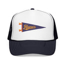Hawai'i National Park Pennant Trucker Hat — Vintage Foam Mesh Cap-1