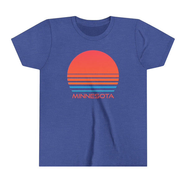 Minnesota Youth Shirt - Retro 80s Minnesota Kid's T-Shirt