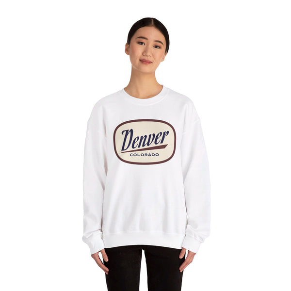 Denver, Colorado Sweatshirt - Unisex Retro Crewneck Denver Sweatshirt