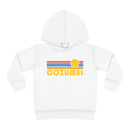 Cozumel, Mexico Toddler Hoodie - Retro Sunrise Unisex Cozumel Toddler Sweatshirt-5