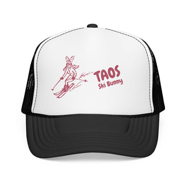 Buy black-white Taos, New Mexico Ski Bunny Foam Trucker Hat