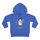 Vermont Toddler Hoodie - Unisex Skiing Snowman Vermont Sweatshirt-3