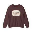 Vermont Sweatshirt - Unisex Retro Vermont Crewneck Sweatshirt-1