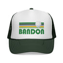 Bandon, Oregon Retro Golf Trucker Hat-3